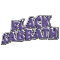 Black sabbath Purple logo pin