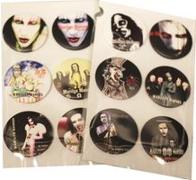 Marilyn Manson 6-pack badge