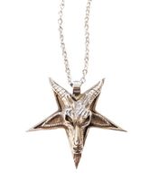 Necklace satanic goat