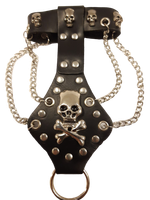 Bracelet skull / chains