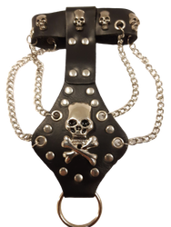 Bracelet skull / chains