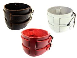 Leather bracelet 3 colors