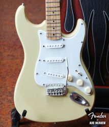 Cream Fender™ Strat™ Miniature Guitar Replica