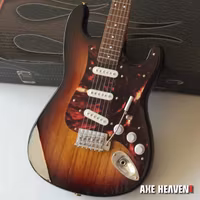 Sunburst Fender™ Strat™ Guitar Tortoise Pickguard Model