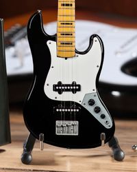 Fender™ Jazz Bass™ with Black Inlays Miniature Bass Guitar Replica