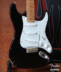 Eric's Signature Vintage Blackie Fender™ Strat™ Miniature Guitar Replica - Officially Licensed