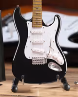 Black Fender™ Strat™ Classic Miniature Guitar Replica