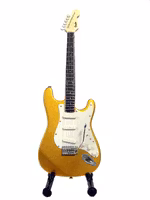 Fender Stratocaster White pickguard Gold