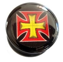 Akrylplugg Maltesercross 6-20mm
