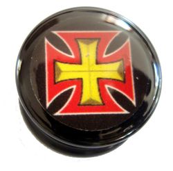 Akrylplugg Maltesercross 6-20mm