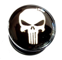 Akrylplugg Punisher 6-20mm