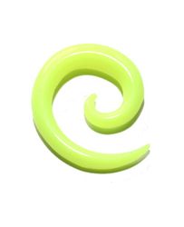 Spiral Acrylic Yellow
