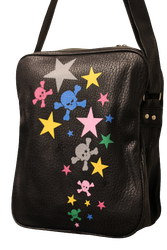Axelväska stars/skulls
