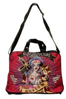 Axel/handväska Kustom kulture Rosa