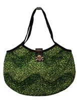 Shoulder/handbag Leopard green