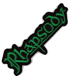 Rhapsody green logo patch