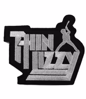 Thin Lizzy white logo patch