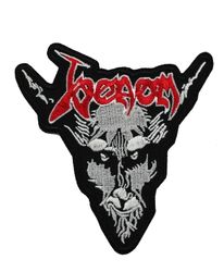 Venom goat logo patch