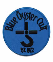 Blue oyster cult Est.1972 logo patch
