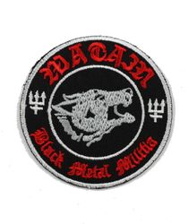 Watain Black metal militia logo patch