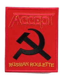 Accept Russian roulette logo patch