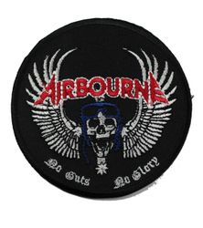 Airbourne No guts no glory logo patch