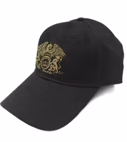 Queen Unisex Baseball Cap: Gold Classic Crest