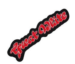 Great white logo patch