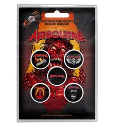 Airbourne ‘Breakin’ Outta Hell’ 5-pack badge