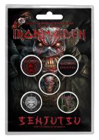 IRON MAIDEN - SENJUTSU 5-pack badge