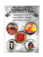 METALLICA ALBUMS 1996-2016 5-pack badge