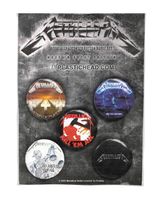 METALLICA ALBUMS 1983-1991 5-pack badge