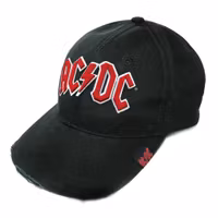AC/DC Unisex Baseball Cap: Red Logo
