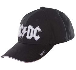 AC/DC Unisex Baseball Cap: White Logo
