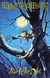 IRON MAIDEN - FEAR OF THE DARK  posterflagga