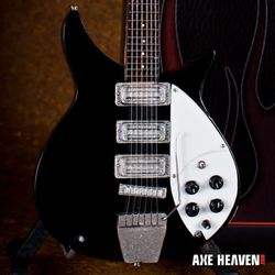 John Lennon “Ed Sullivan Show” Miniature Guitar Replica Collectible - Fab Four