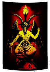 Baphomet posterflagga