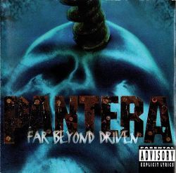 Pantera "Far beyond driven" posterflagga