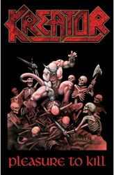 KREATOR - PLEASURE TO KILL posterflagga