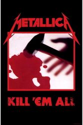 METALLICA - KILL EM ALL  posterflagga