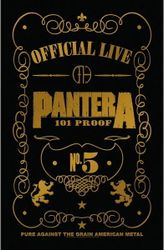 PANTERA - 101 PROOF   posterflagga