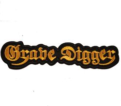 Gravedigger logo patch