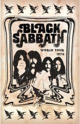 BLACK SABBATH - WORLD TOUR 1978  posterflagga