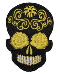 Sugar skull yellow patch