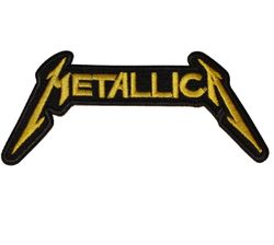 Metallica yellow logo patch
