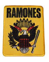 Ramones yellow logo patch