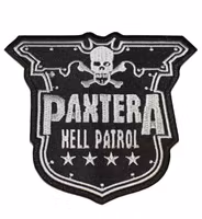 Pantera Hell patrol logo patch