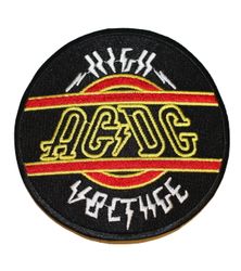 Ac/dc High voltage logo patch