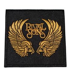 Rival sons gold logo patch