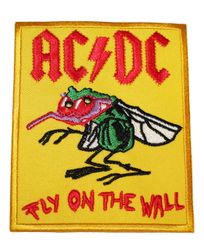 Ac/dc fly on the wall logo patch